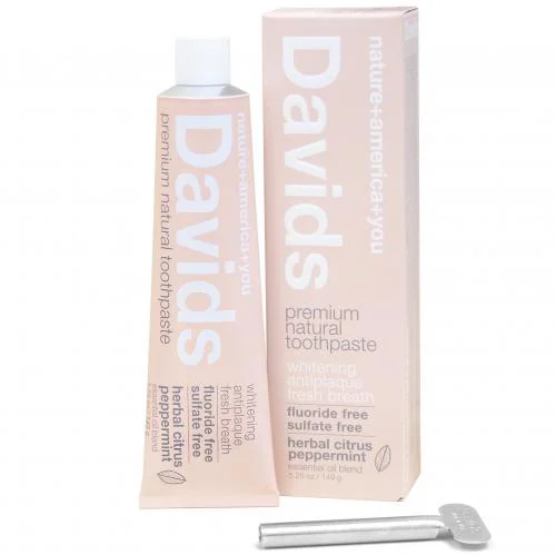 Kem đánh răng thảo dược bạc hà Davids Natural Toothpaste Davids Premium Natural Toothpaste Herbal Citrus Peppermint