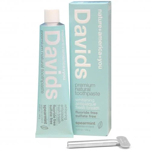 Kem đánh răng bạc hà lục Davids Natural Toothpaste Davids Premium Natural Toothpaste Spearmint