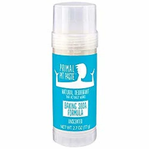 Primal Pit Paste Natural Deodorant Baking Soda Formula Unscented