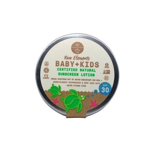 Kem chống nắng Raw Elements Baby Kids Sunscreen Lotion Tin SPF 30
