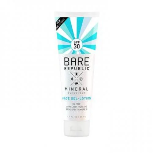 Bare Republic Mineral Sunscreen Face Gel Lotion SPF 30