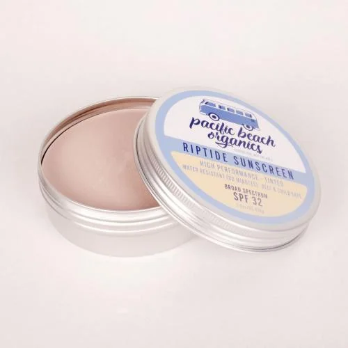 Pacific Beach Organics Riptide Sunscreen Lotion Tinted SPF 32