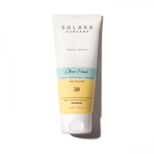 Kem dưỡng chống nắng không mùi Solara Suncare Clean Freak Nutrient Boosted Daily Sunscreen Unscented SPF 30