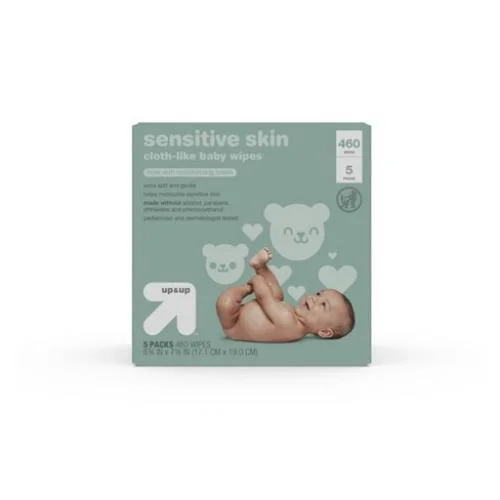 Up & Up Sensitive Skin Cloth Like Baby Wipes With Moisturizing Lotion