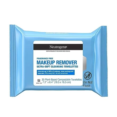 Khăn ướt tẩy trang không hương liệu Neutrogena Makeup Remover Cleansing Towelettes fragrance free