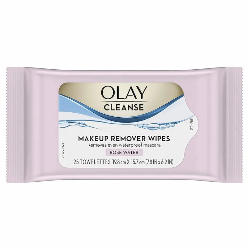 Khăn tẩy trang Olay Rose Water Cleanse Makeup Remover Wipes