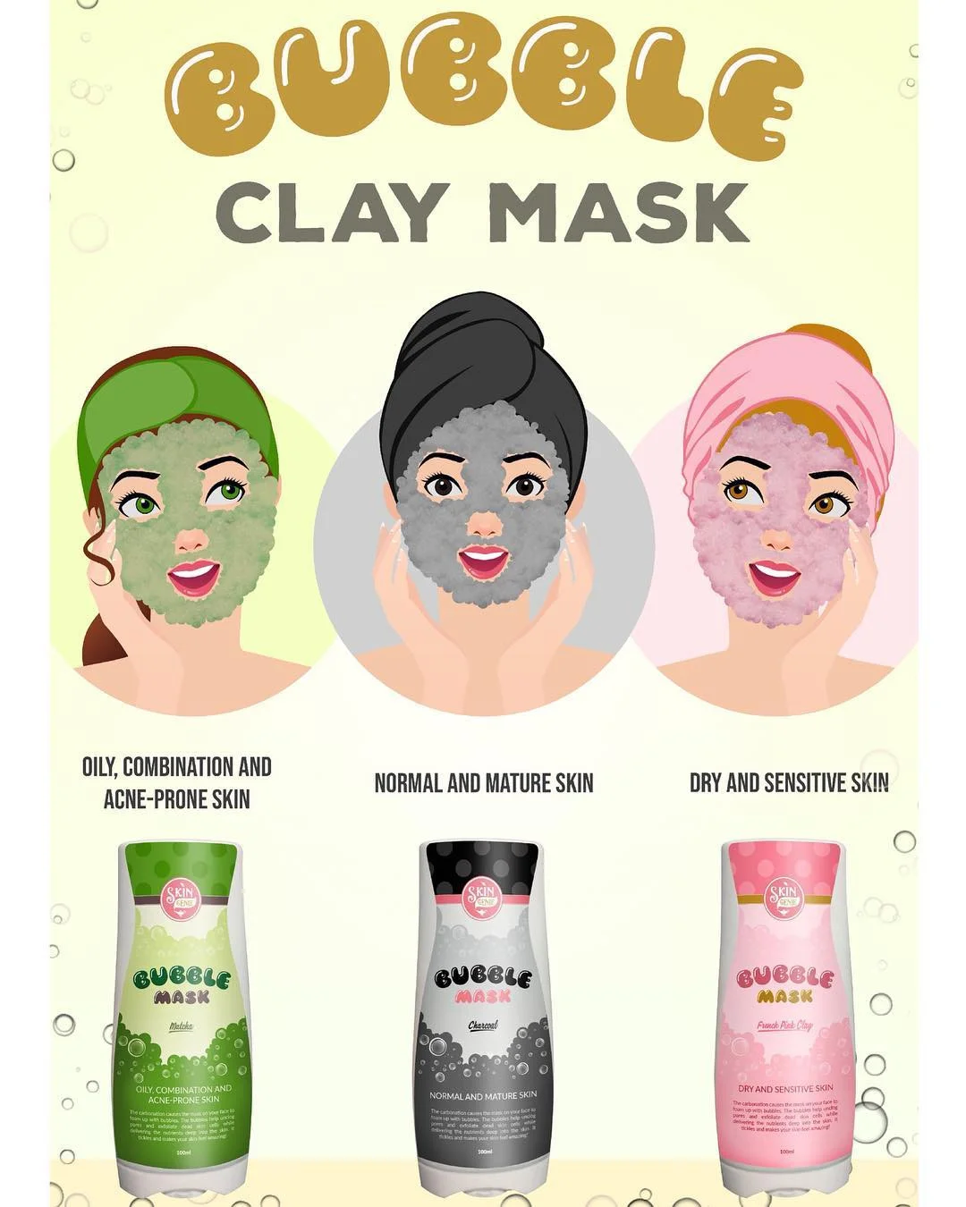 Skin Genie Matcha Bubble Mask