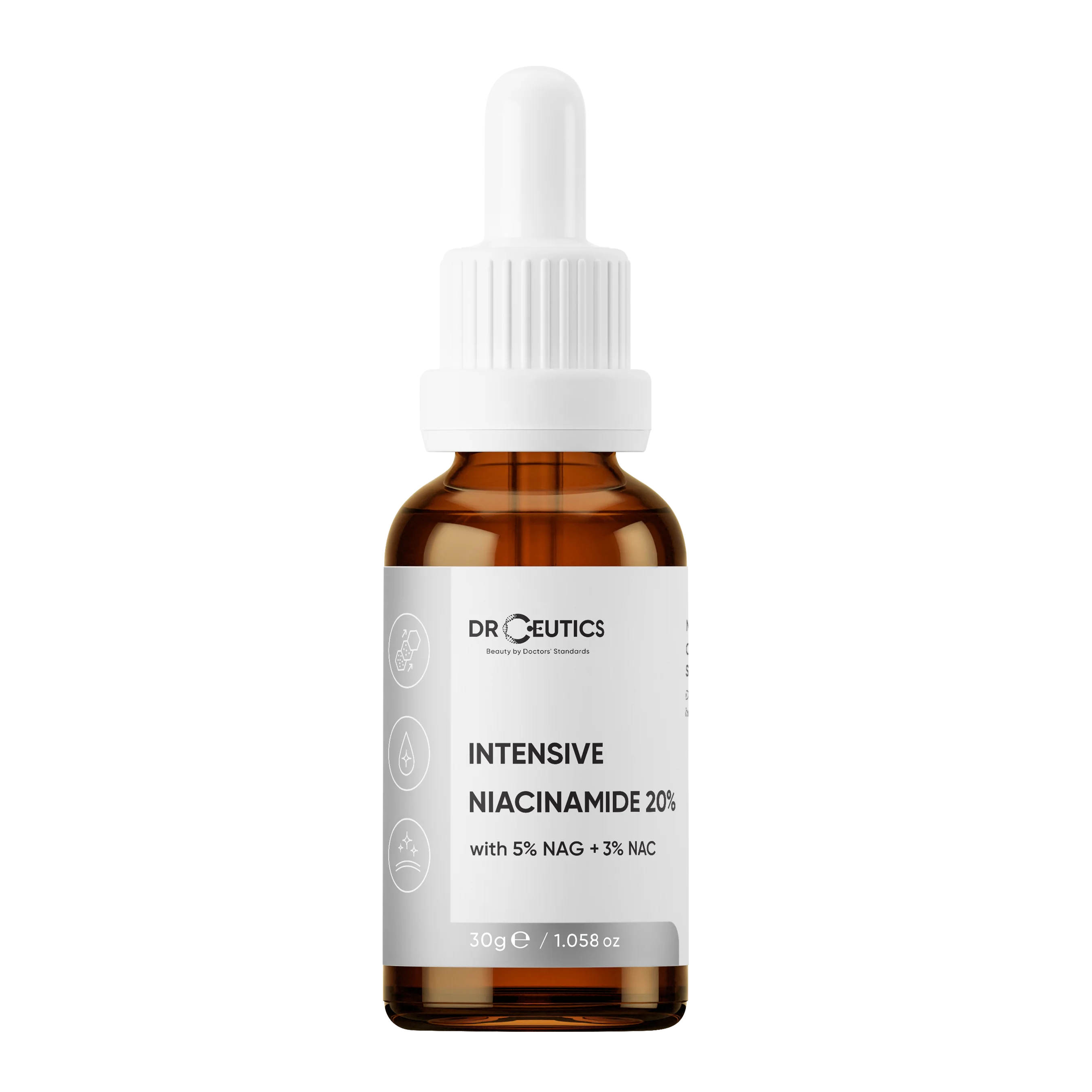 Tinh chất sáng da, mờ thâm DrCeutics INTENSIVE NIACINAMIDE 20%