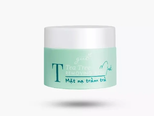 Mặt nạ đất sét tràm trà cải thiện mụn, sạch sâu GUO Tea Tree Mask