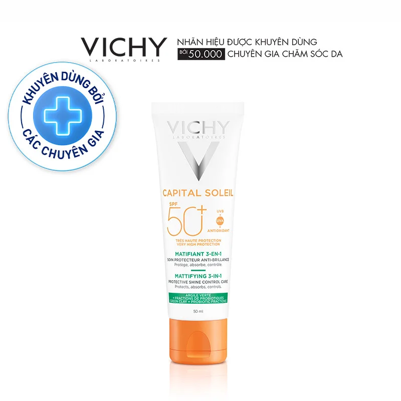 Vichy Spf50+ Capital Soleil Mattifying 3in1