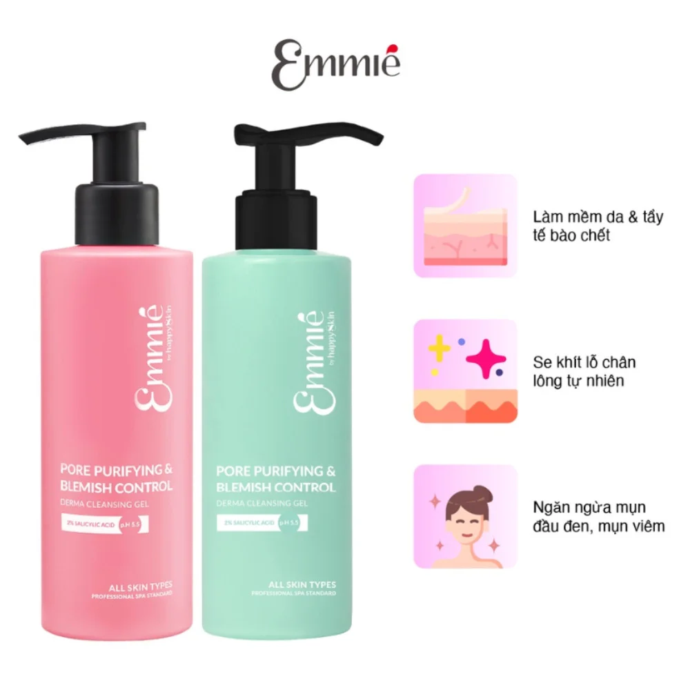Gel rửa mặt Emmié pore purifying & blemish control