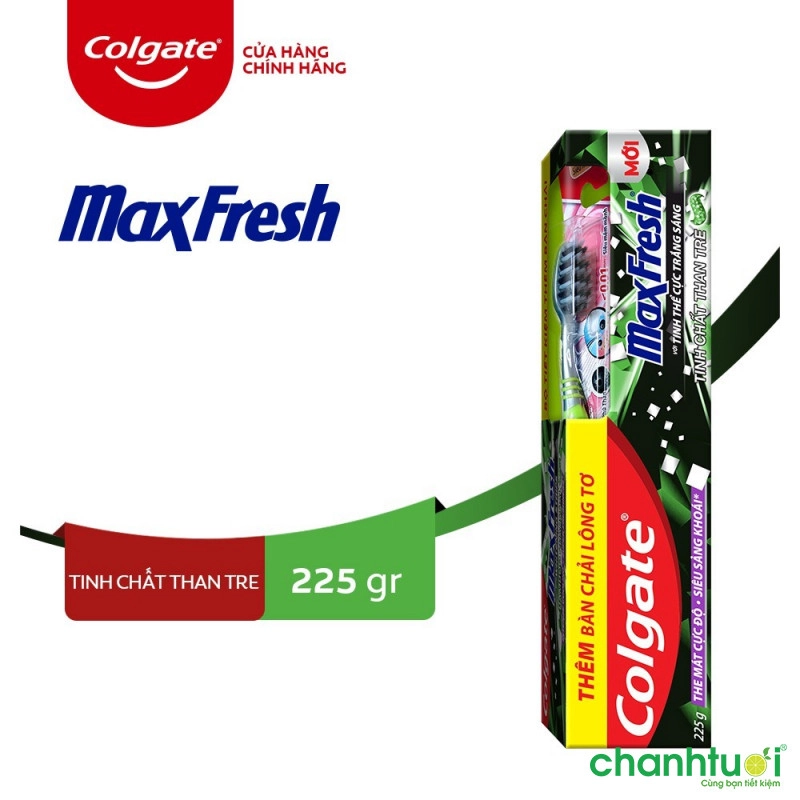 Kem đánh răng than tre Colgate Maxfresh