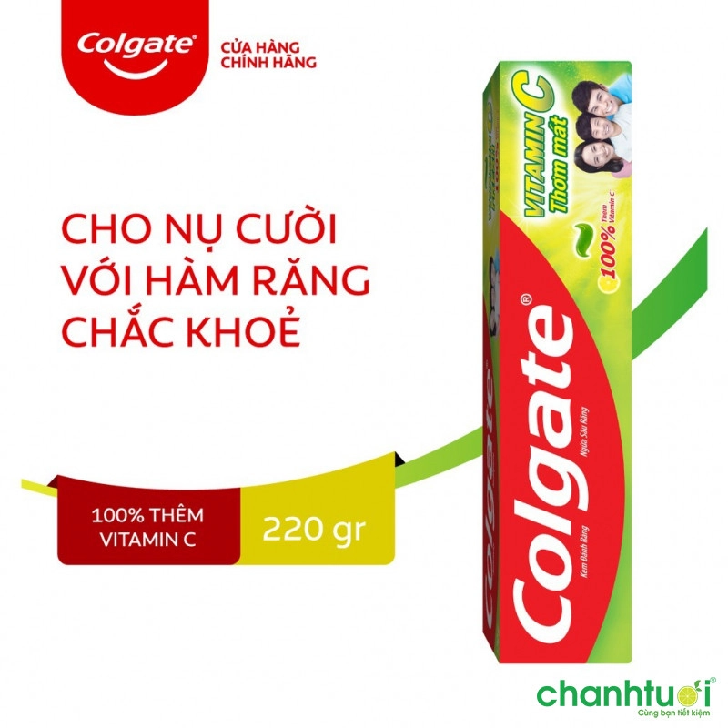 Kem đánh răng Colgate Vitamin C Hương thơm Tươi mát