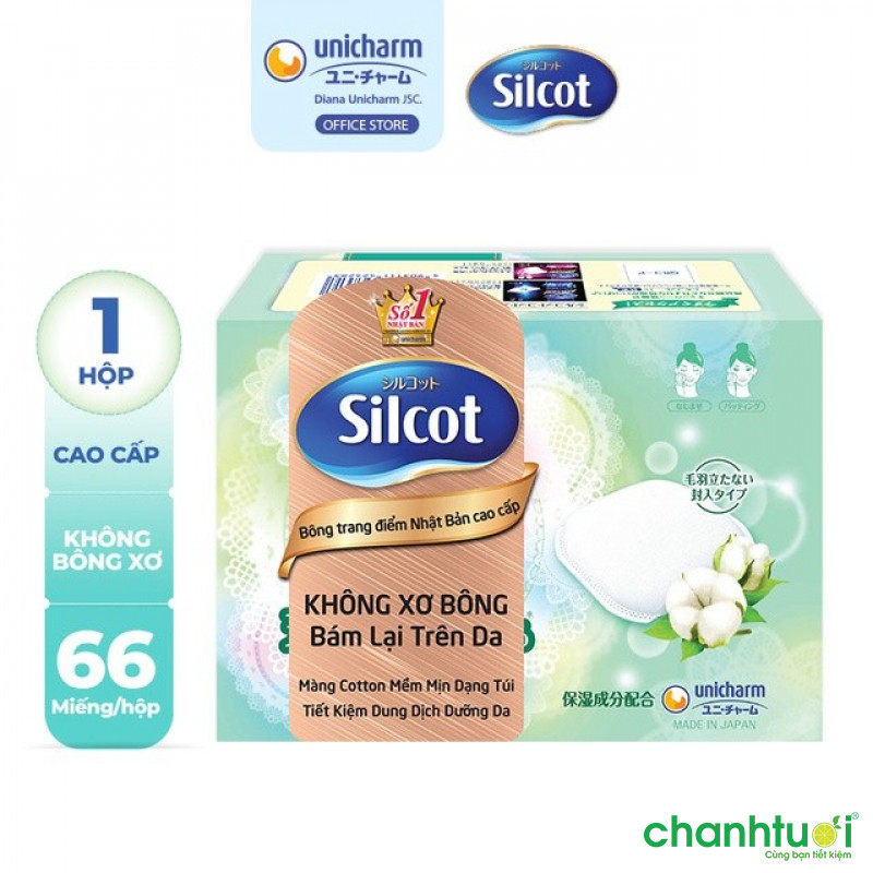 bông tẩy trang Silcot Premium