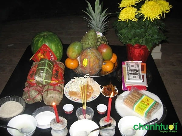 Giao thừa ngoài trời