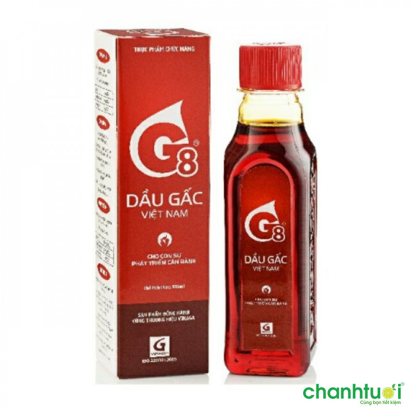 Dầu Gấc G8 Việt Nam 185ml