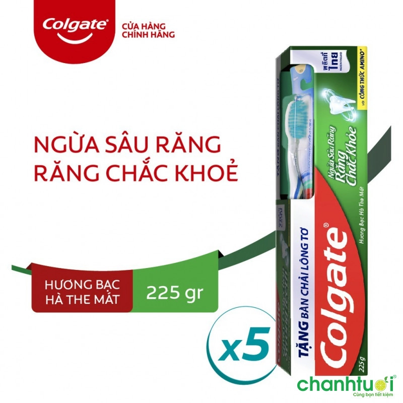 Kem đánh răng Colgate ngăn ngừa sâu răng và làm chắc răng