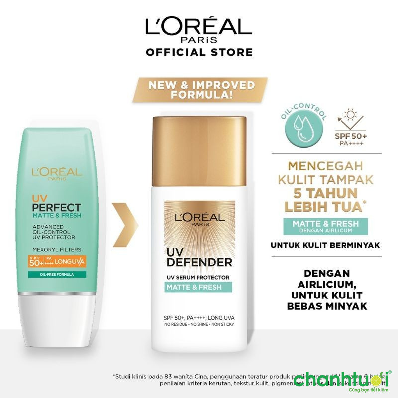Kem chống nắng L'Oreal cho da dầu là một trong những sản phẩm cải tiến mới của hãng