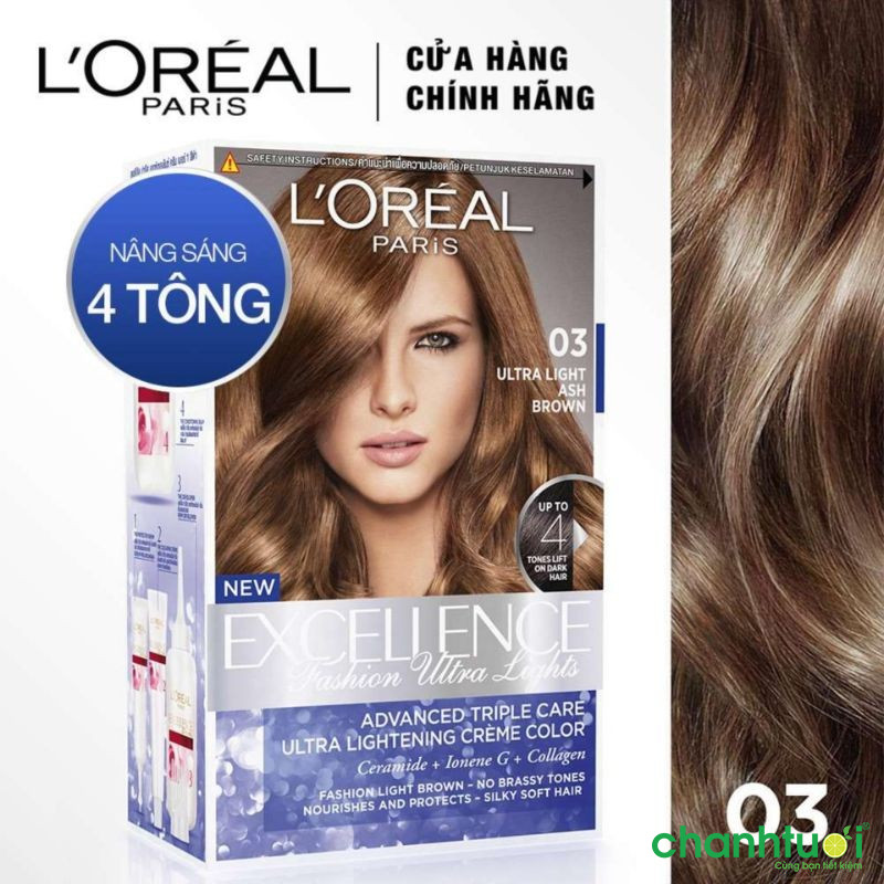 Kem nhuộm tóc nâng sáng L'Oreal Paris Excellence Fashion Ultra Light 172ml