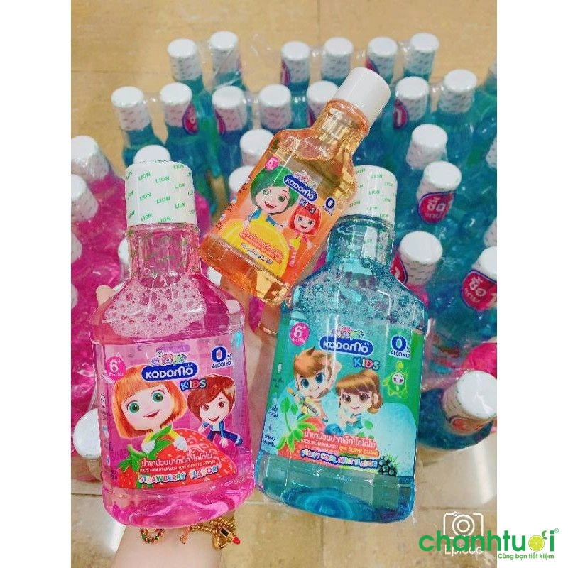 Nước súc miệng KOMOO KIDS 80ml Thái Lan (dành cho trẻ trên 6 tuổi)