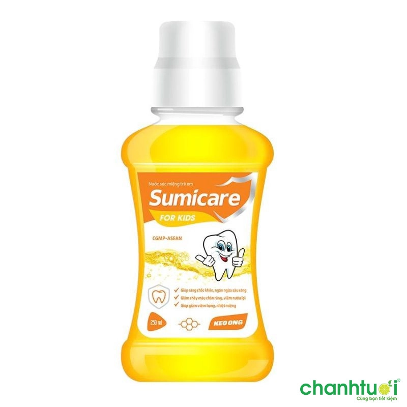 Nước súc miệng Sumicare cho trẻ em với keo ong