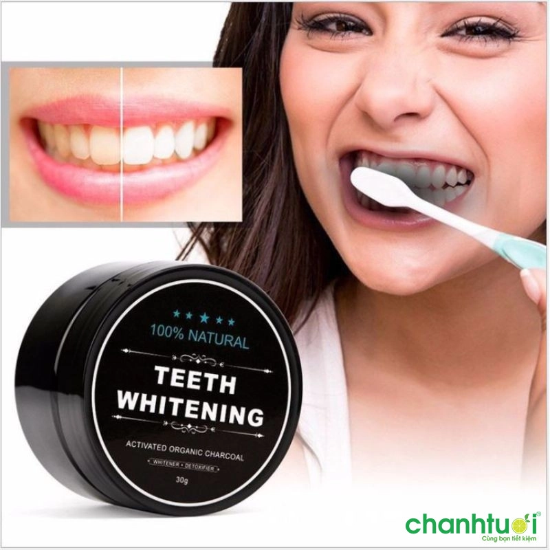 Bột than hoạt tính làm trắng răng