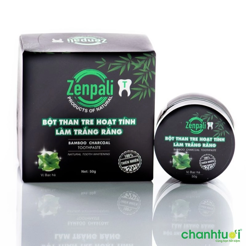 Bột than tre hoạt tính làm trắng răng Zenpali