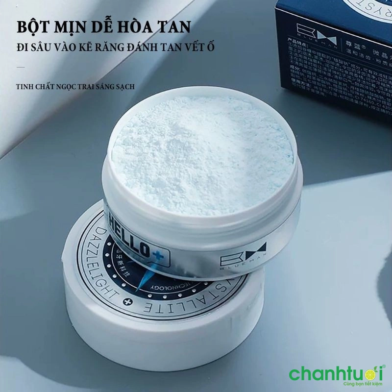 Bột kem đánh răng ngọc trai BLUEMAN