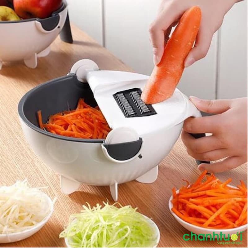 Rổ bào rau củ quả 9 trong 1 thông minh