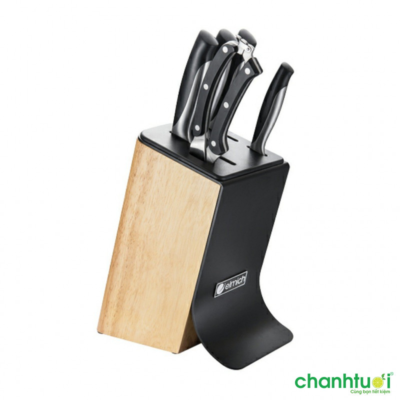 Bộ dao nhà bếp Inox 6 món Elmich EL3801