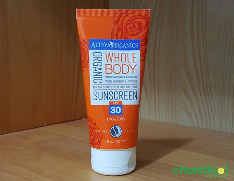 Kem chống nắng toàn thân hữu cơ - Organic Sunscreen Whole Body