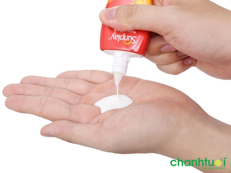 Kết cấu kem chống nắng Sunplay Super Block
