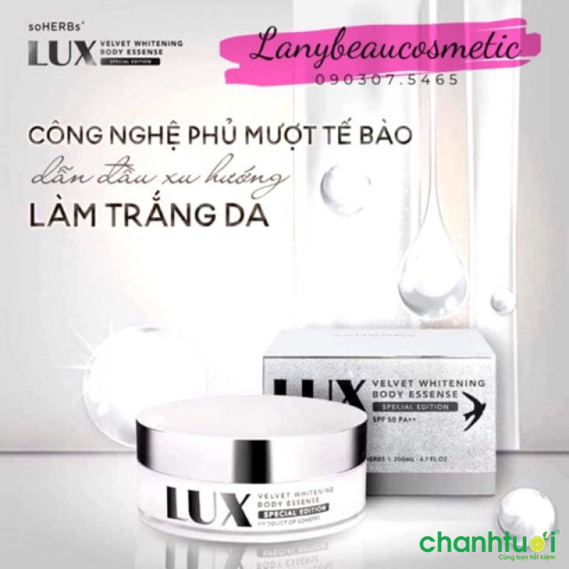 Kem body LUX trắng da, chống nắng