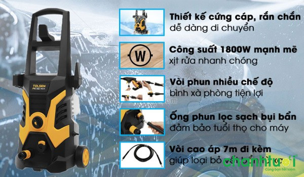 máy rửa xe gia đình