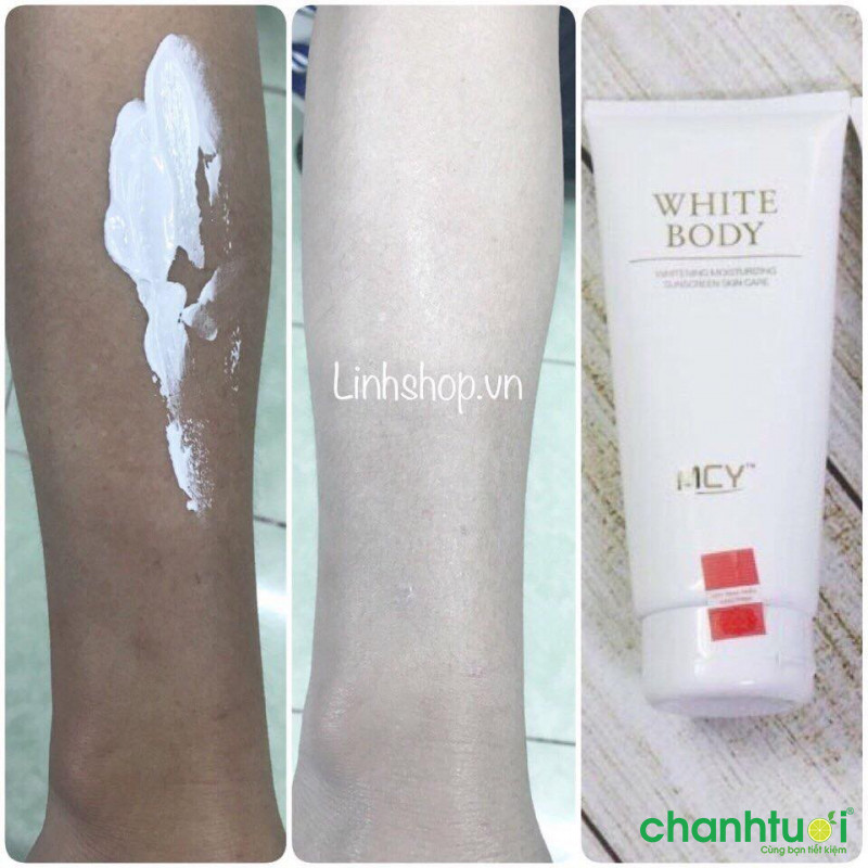 Kem White body MCY makeup trắng da chống nắng hoàn hảo
