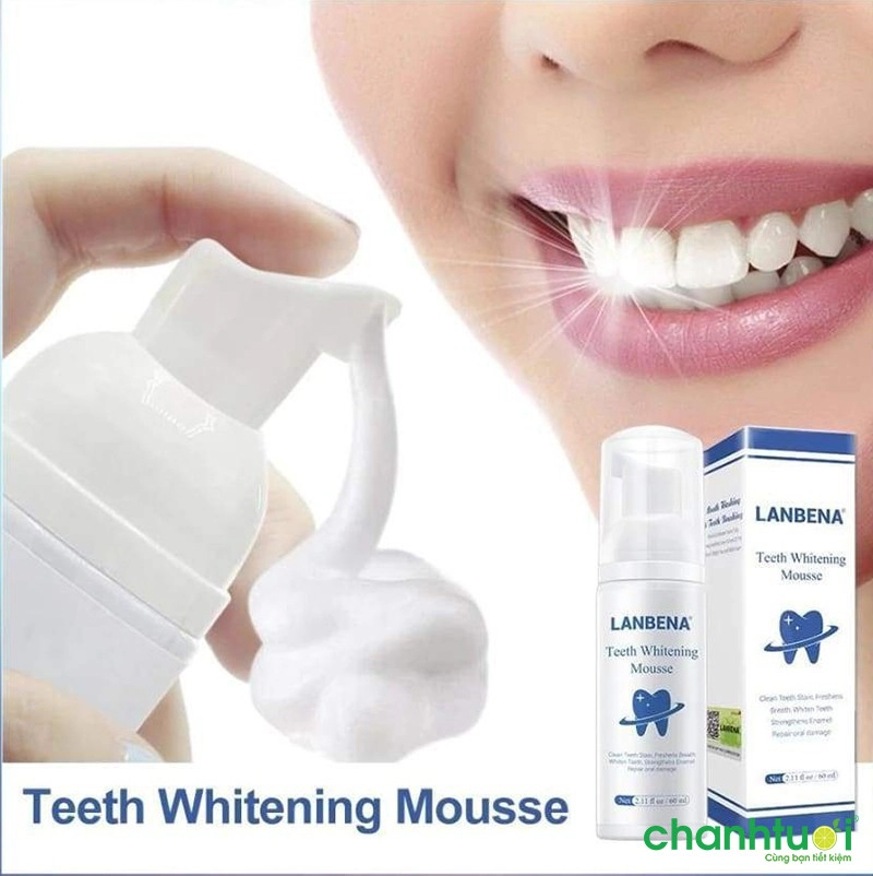 LANBENA Kem đánh răng & Nước súc miệng 2in1 Làm sạch / Làm trắng Răng 60ml