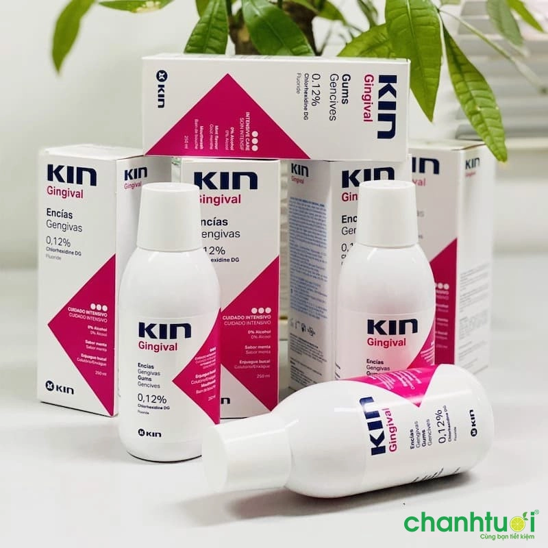 Nước súc miệng Kin Gingival Ngăn ngừa Viêm nướu