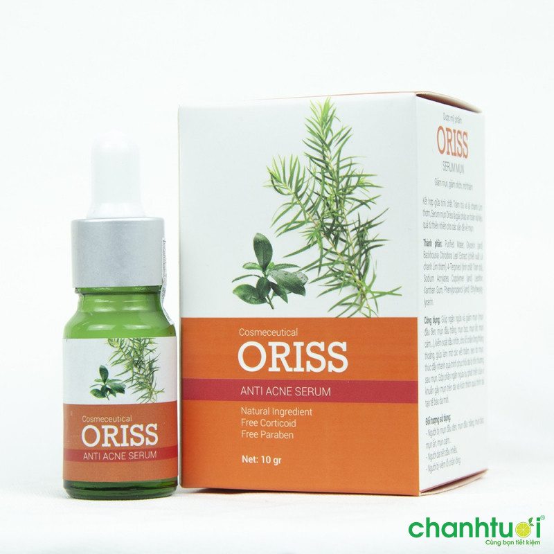 Serum ngừa mụn dưỡng trắng da Oriss