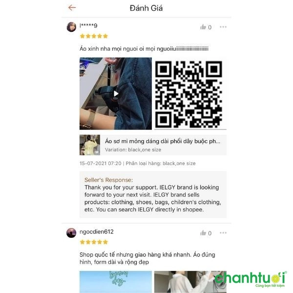 Cửa hàng quốc tế nổi tiếng trên Shopee