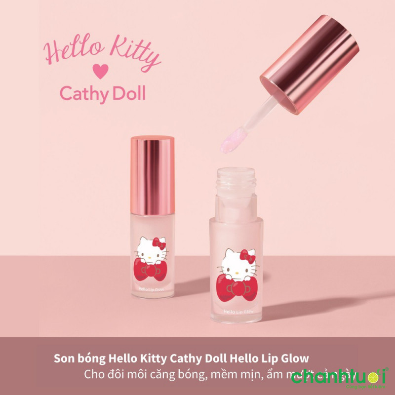 Son bóng Hello Kitty Cathy Doll Hello Lip Glow