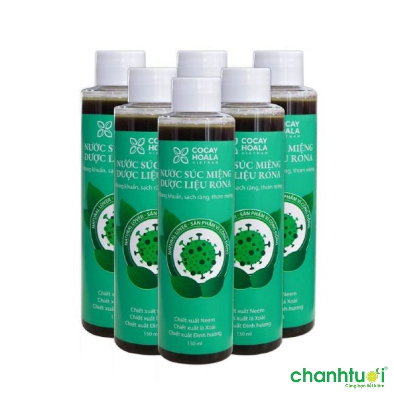 Nước súc miệng thảo dược Rona CoCayHoaLa