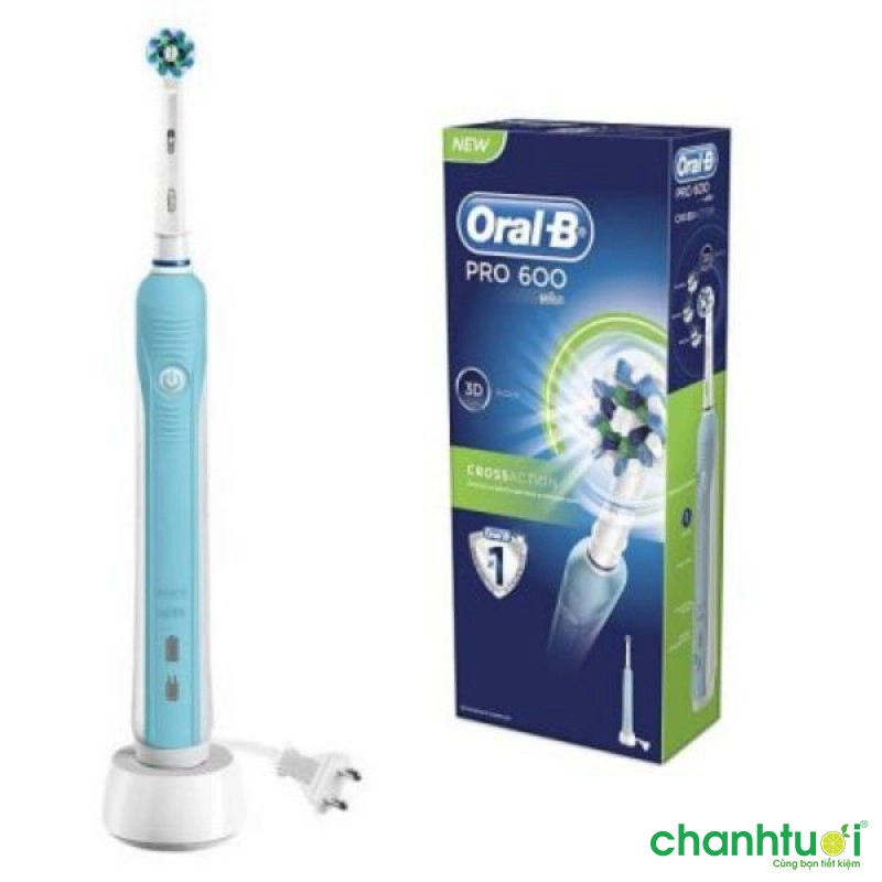 Bàn chải đánh răng điện 3D Oral B Pro 600 Plus