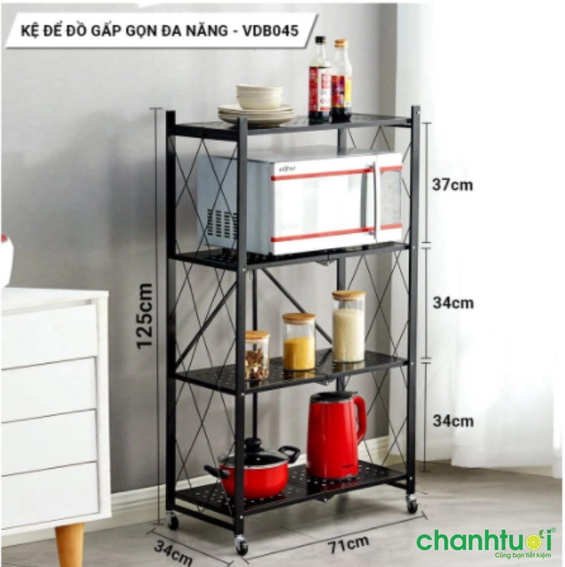 Kệ Để Đồ Đa Năng Nhiều Tầng Gấp Gọn VANDO
