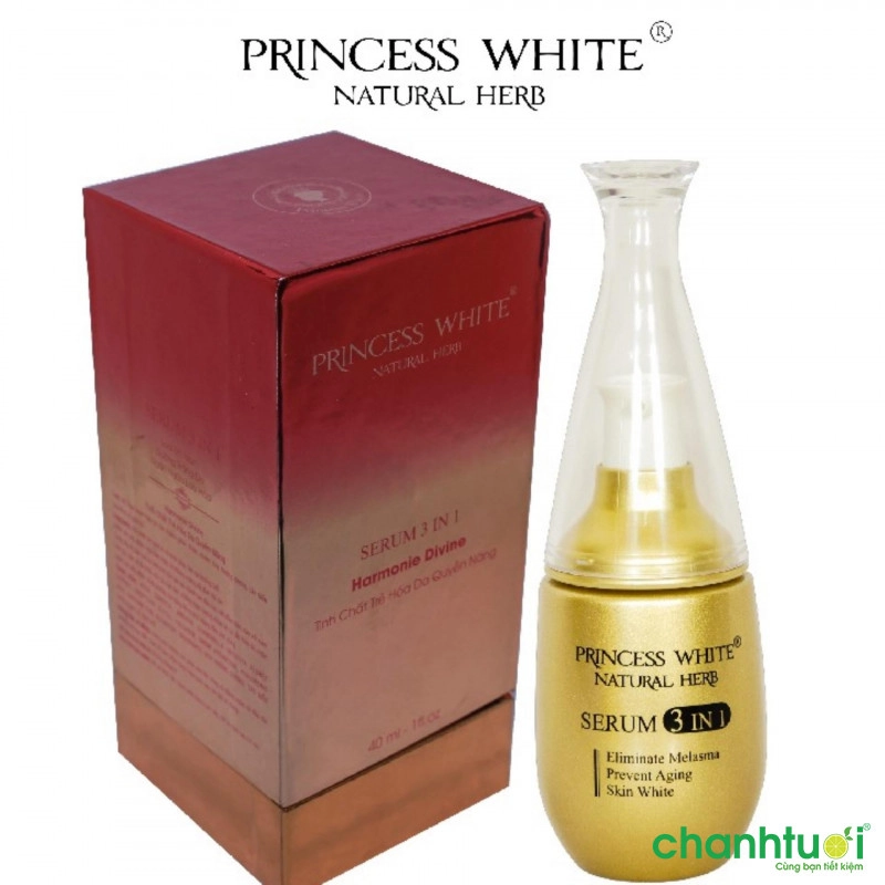 3IN1 Princess White Rose Whitening Serum
