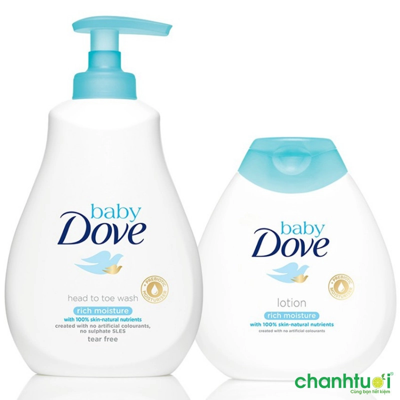 Sữa tắm cho bé Dove dinh dưỡng cao