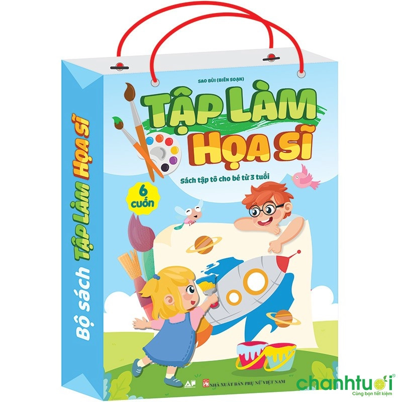 Sách tô màu cho bé tập làm họa sĩ