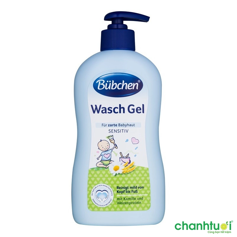 Sữa tắm gội và sữa tắm cho bé Bubchen