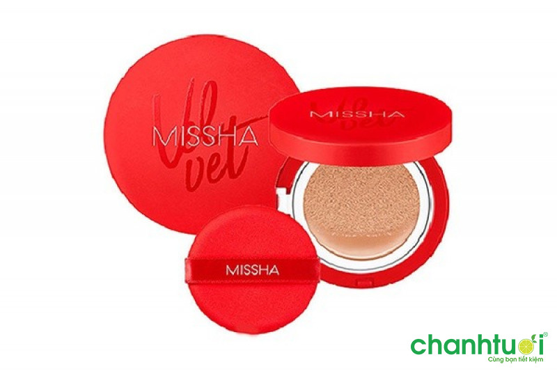 Phấn nước kiềm dầu che phủ cao MISSHA Velvet Finish Cushion SPF50+/PA+++