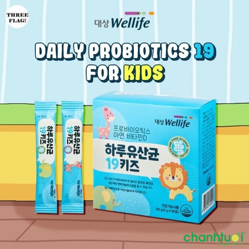Probiotics hàng ngày 19 Trẻ em Daesang Wellife