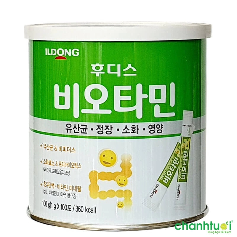 Men vi sinh ILDONG Hàn Quốc hộp 100 gram